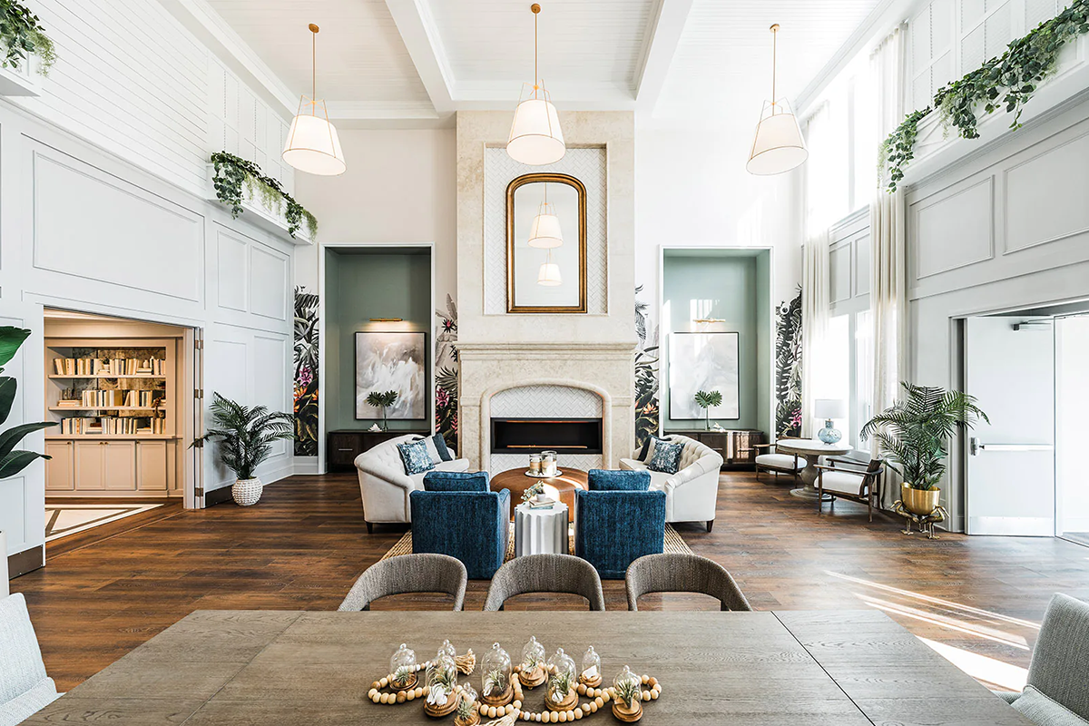 A finished space that lives well.
